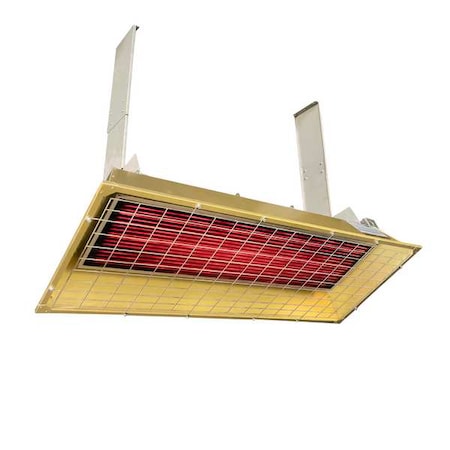 FOSTORIA Infrared Overhead Electric Heater, Aluminum, 480 V P95-FSS-3