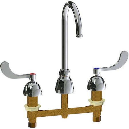 Chicago Faucet 6'' rigid/swing gooseneck 1.5GPM FC 786-GN6FC-317ABCP