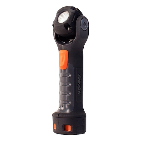 Energizer Pivot/Swivel Flshlght, Blk, Rubber, 300lm HCSW21E