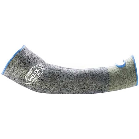 Hexarmor Knit Sleeve, Gray; Green, M, Aramid 2044-M (8)