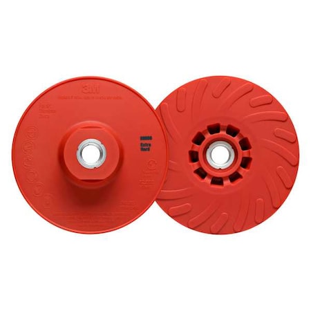 3M Fiber Disc Backup Pad, 5 in Dia, PK10 88656