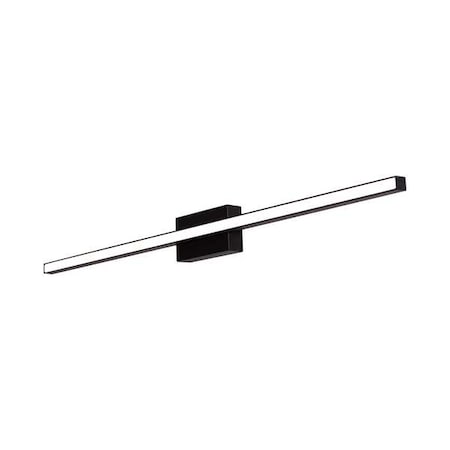 Afx Barlow24"LEDVanity, Black, Metal, 24inL BARV2403L30D1BK