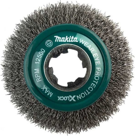 Makita Carbon Steel Crimped Wire Bevel Brush D-73190