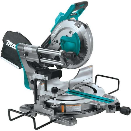 Makita Cordless Miter Saw, 10 in Blade Dia., Max Blade Speed: 3,600 RPM 5/8 in Arbor Size GSL03Z