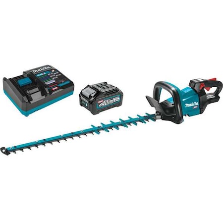 Makita Cordless Battery-Powered Hedge Trimmer Kit, Double-Sided 30 in L Blade, 40V Cordless, 40 V GHU03M1