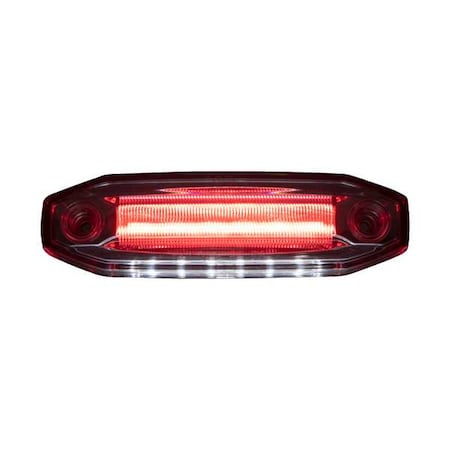 Maxxima Clearance Marker, Red, Clear Lens M17300RWCL-DC