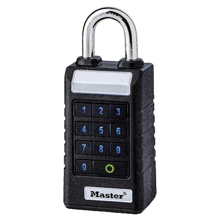 Master Lock Padlock, 1-3/8"Vertical Shackle Clearance 6400ENT