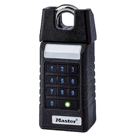 Master Lock Bluetooth Padlock, Shutter Shackle, Boron Alloy Shackle 6400SHENT