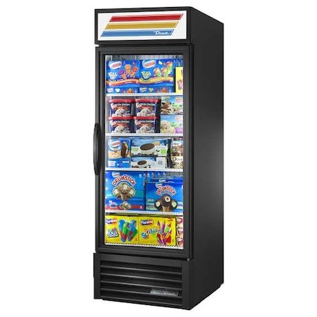 True Refrigerator and Freezer GDM-23F-HC-TSL01-Black