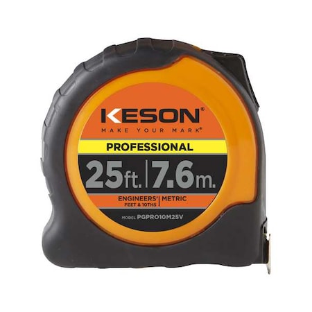 Keson Engineers and Metric Tape Measure PGPRO10M25V