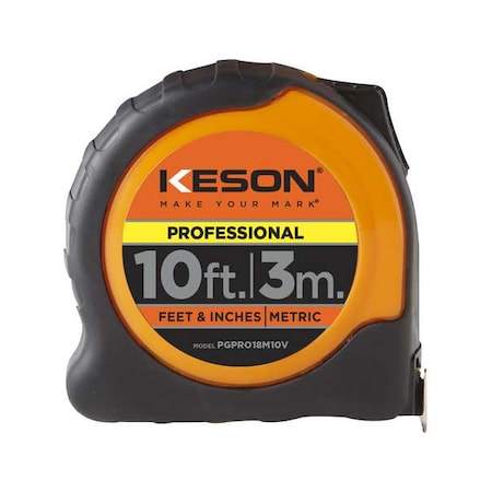 Keson Metric and SAE Tape Measure PGPRO18M10V