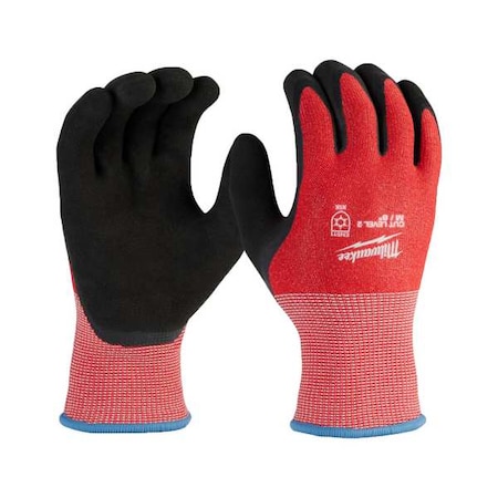 Milwaukee Tool Cut-Resistant Insulated Gloves, Cut Level A3 , Double Dipped , Latex , Sandy , M (8) 12 PK 48-73-7921B