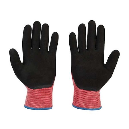 Milwaukee Tool Cut-Resistant Insulated Gloves, Cut Level A2 , Double Dipped , Latex , Sandy , 2XL 48-73-7924