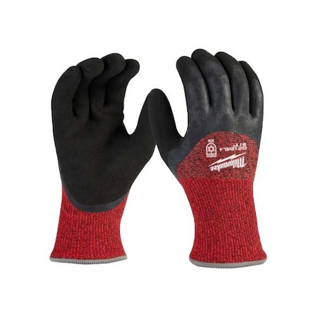 Milwaukee Tool Cut-Resistant Insulated Gloves, Cut Level A4 , Double Dipped , Latex , Sandy , S (7) 12 PK 48-73-7940B