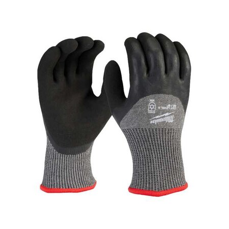 Milwaukee Tool Cut-Resistant Insulated Gloves, Cut Level A5 , Double Dipped , Latex , Sandy , M (8) 48-73-7951