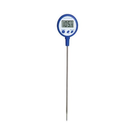 Traceable Precision Digital Thermometer, 8" L Stem 6419