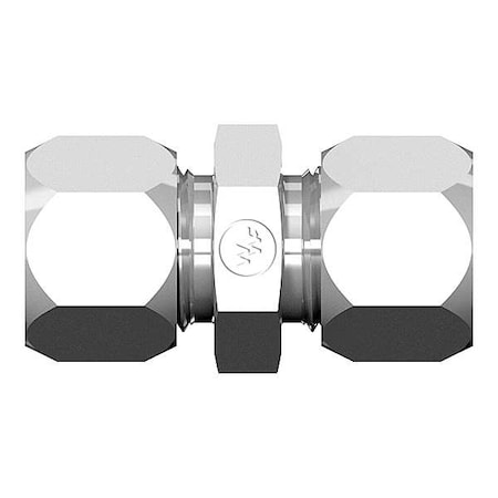 Weatherhead Strt, Steel, Comp. 3/8 in, ORB 7/16 in 7306X06X06