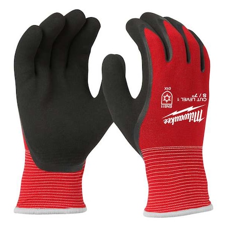 Milwaukee Tool Level 1 Cut Resistant Latex Dipped Insulated Winter Gloves - Small 48-22-8910