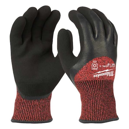 Milwaukee Tool Cut-Resistant Winter Insulated Gloves, Cut Level A3 , Double Dipped , Latex , Sandy , M 12 PK 48-22-8921B