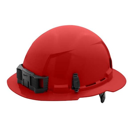 Milwaukee Tool BOLT Red Full Brim Hard Hat w/6pt Ratcheting Suspension - Type 1, Class E 48-73-1129