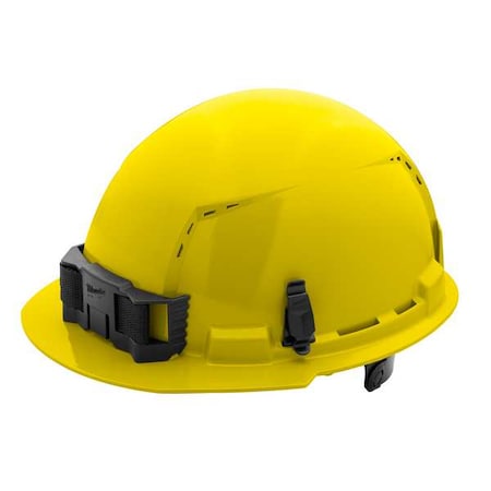 Milwaukee Tool BOLT Yellow Front Brim Vented Hard Hat w/6pt Ratcheting Suspension - Type 1, Class C 48-73-1222