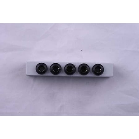 Aignep Usa Push to Connect Fitting, Brass, Silver 50900N-8-1/4