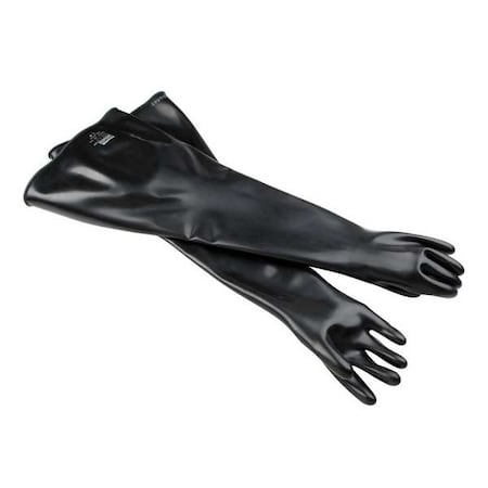 Honeywell North Glove Box Gloves, Black, Sz 10.5, Neoprene, PR 8N3032/10H