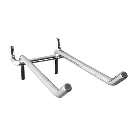 Zoro Select Double Straight Hook, 5", PK10 787CX9