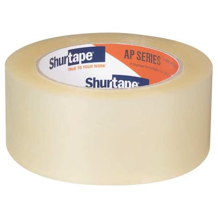 Shurtape Carton Sealing Tape, Clear, 1.8 mil Thick 231044