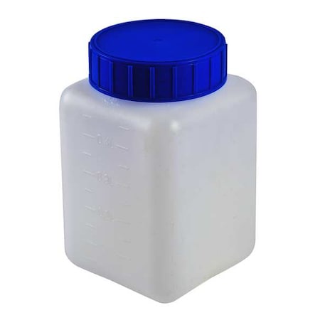 Dynalon Rectangular Bottles, 120mmH, Natural, PK10 501305-0500