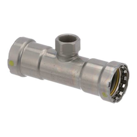 Viega Tee, Steel, Press-fit 1 1/4", FNPT 3/4" 25506
