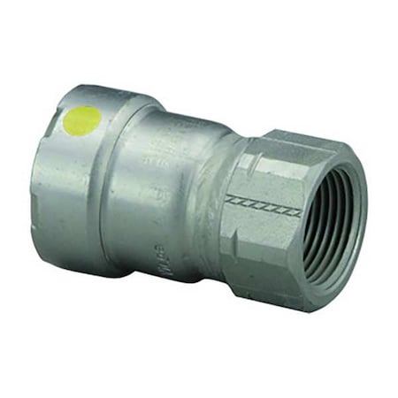 Viega Strt, Steel, Press-fit2in, FNPT11/4in 25641