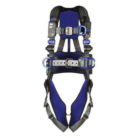 3M Dbi-Sala ExoFit(TM) X300 Fall Protection Harness, S, 420 lb, Quick-Connect Chest/ Quick-Connect Leg Straps 1403103