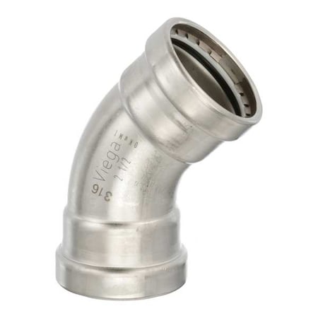 Viega Elbow, SS, Press-fit 2 1/2", 2 1/2" 80475