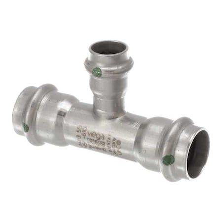 Viega Tee, SS, Press-fit 3/4", 3/4", 1/2" 80630
