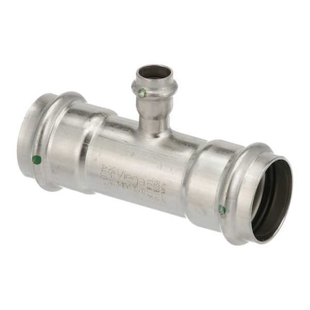 Viega Tee, SS, Press-fit 1 1/2", 1 1/2", 1/2" 80690