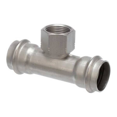 Viega Tee, SS, Press-fit 1", 1", FNPT 3/4" 80850