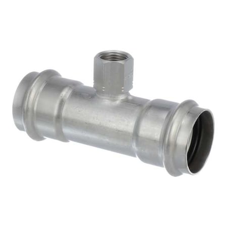 Viega Tee, SS, Press-fit11/2", 11/2", FNPT1/2" 80890