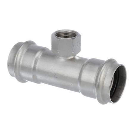 Viega Tee, SS, Press-fit11/2", 11/2", FNPT3/4" 80900