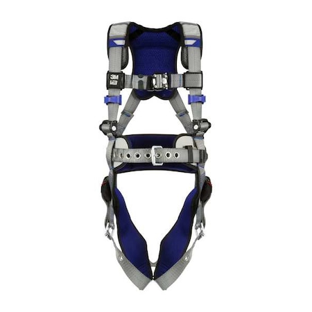 3M Dbi-Sala ExoFit(TM) X200 Fall Protection Harness, L, 420 lb, Quick-Connect Chest/ Tongue Leg Straps 1402068