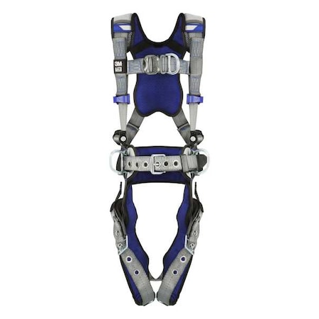 3M Dbi-Sala ExoFit(TM) X200 Fall Protection Harness, S, 420 lb, Quick-Connect Chest/ Tongue Leg Straps 1402088