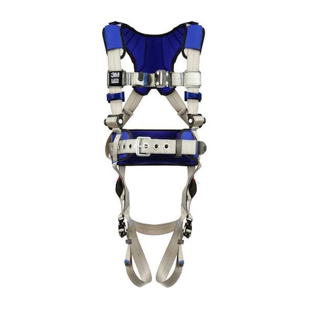 3M Dbi-Sala ExoFit(TM) X100 Fall Protection Harness, L, 420 lb, Quick-Connect Chest/ Quick-Connect Leg Straps 1401082
