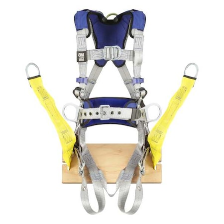 3M Dbi-Sala ExoFit(TM) X100 Fall Protection Harness, M, 420 lb, Mating Chest/ Tongue Leg Straps 1401146