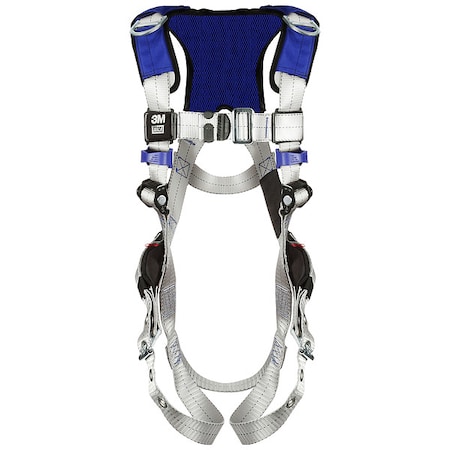 3M Dbi-Sala ExoFit(TM) X100 Fall Protection Harness, XS, 420 lb, Quick-Connect Chest/ Tongue Leg Straps 1401155