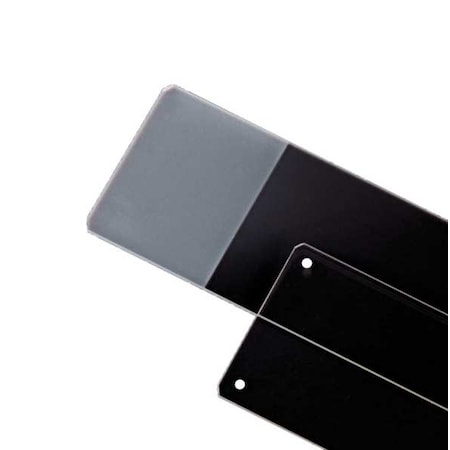 Globe Scientific Microscope Slide, Clear/White, PK1440 1291