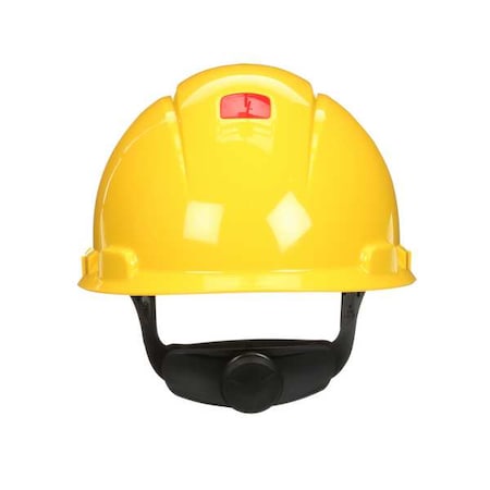 3M SecureFit(TM) Hard Hat, HDPE, 4 Point Ratchet, Type 1, Class C, Yellow H-702SFV-UV