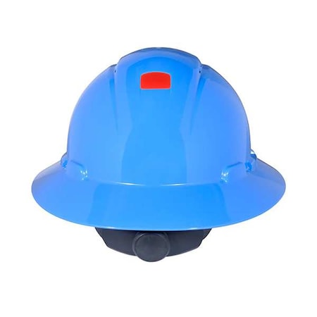 3M SecureFit, Full Brim Hard Hat, Type 1, Class E, Type 1, Class G, Ratchet (4-Point), Blue H-803SFR-UV