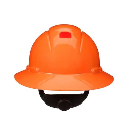 3M SecureFit, Full Brim Hard Hat, Type 1, Class E, Type 1, Class G, Ratchet (4-Point), Orange H-806SFR-UV