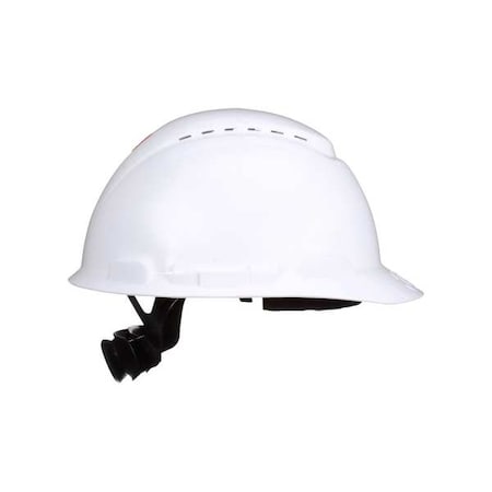 3M SecureFit(TM) Hard Hat, HDPE, 4 Point Ratchet, Type 1, Class C, White H-701SFV-UV