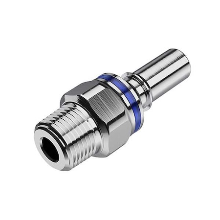 Cpc Quick Connection Coupling, Brass, 3/8 in LQ4D24006BLU